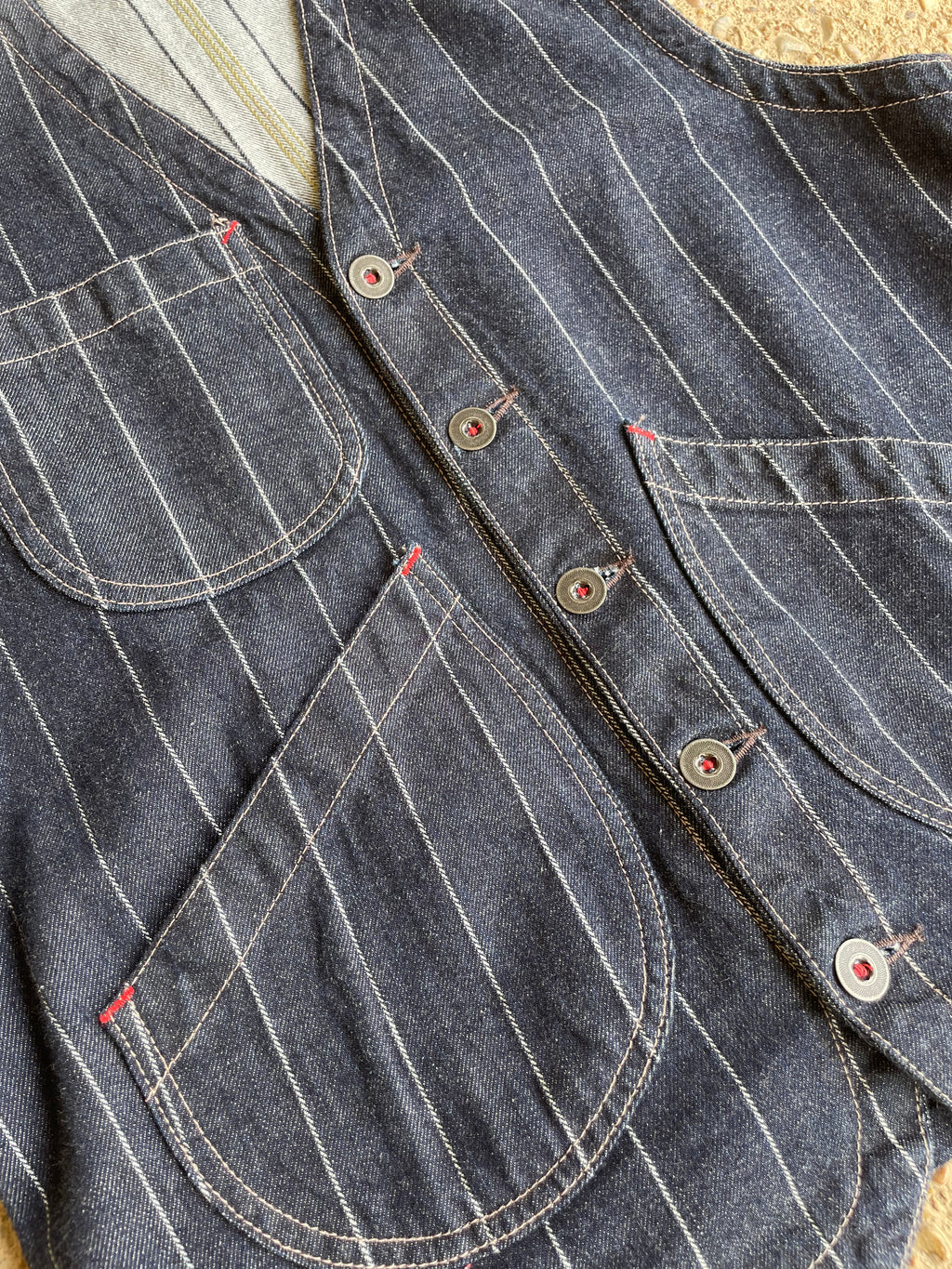 Baseball Stripe Vest