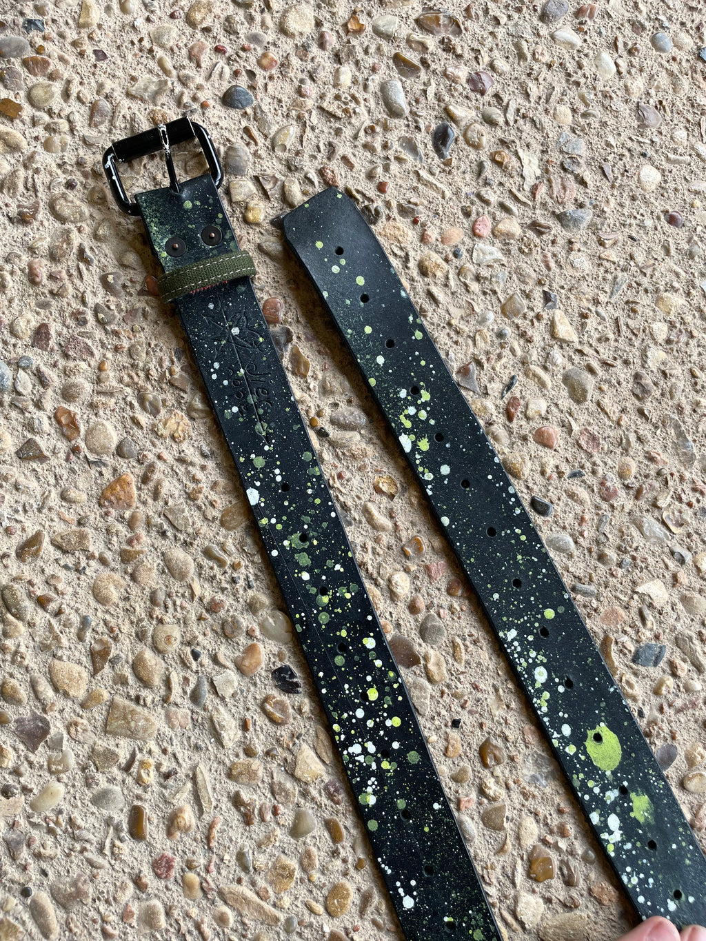 Black Leather Belt