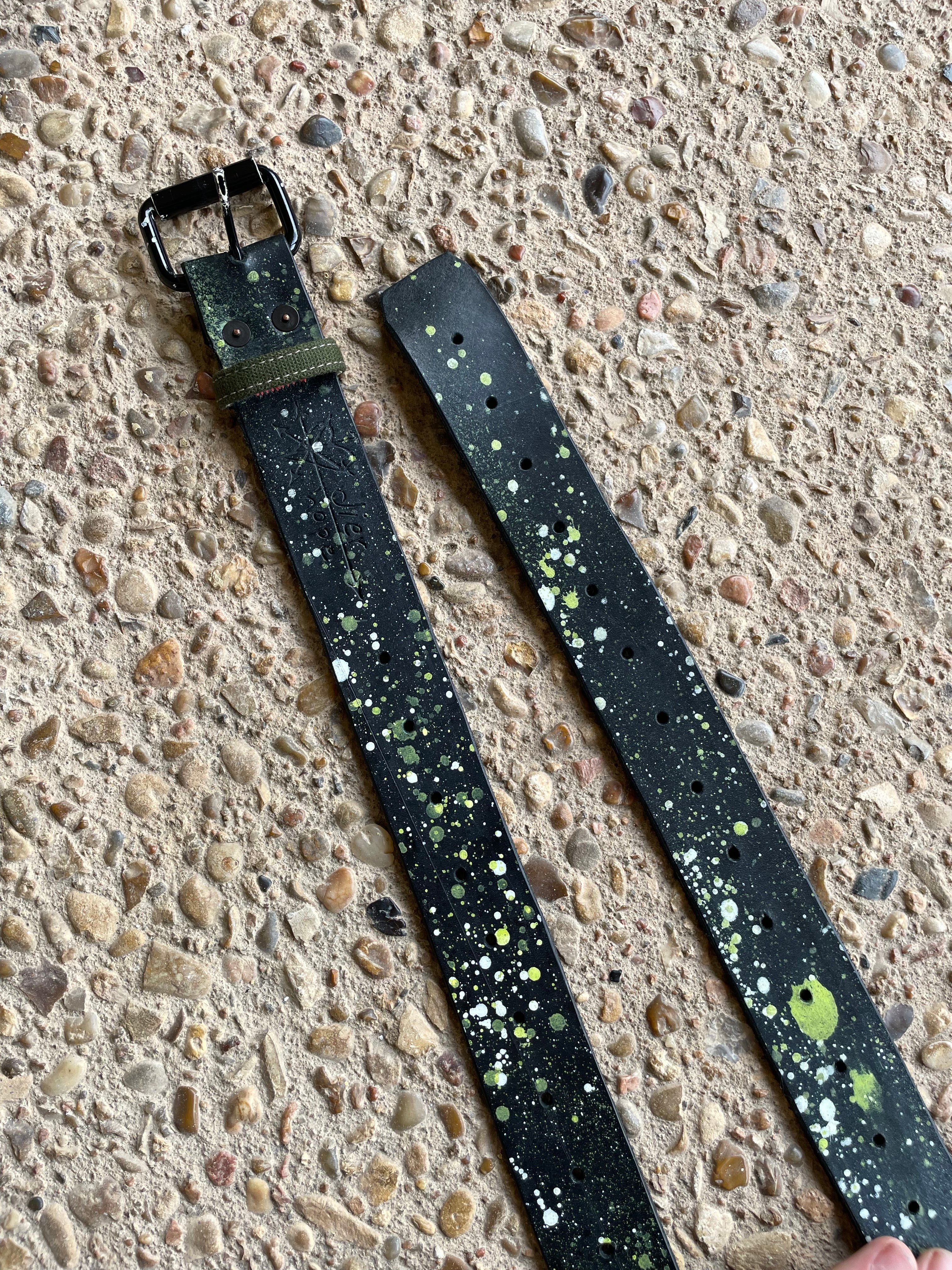 Black Leather Belt