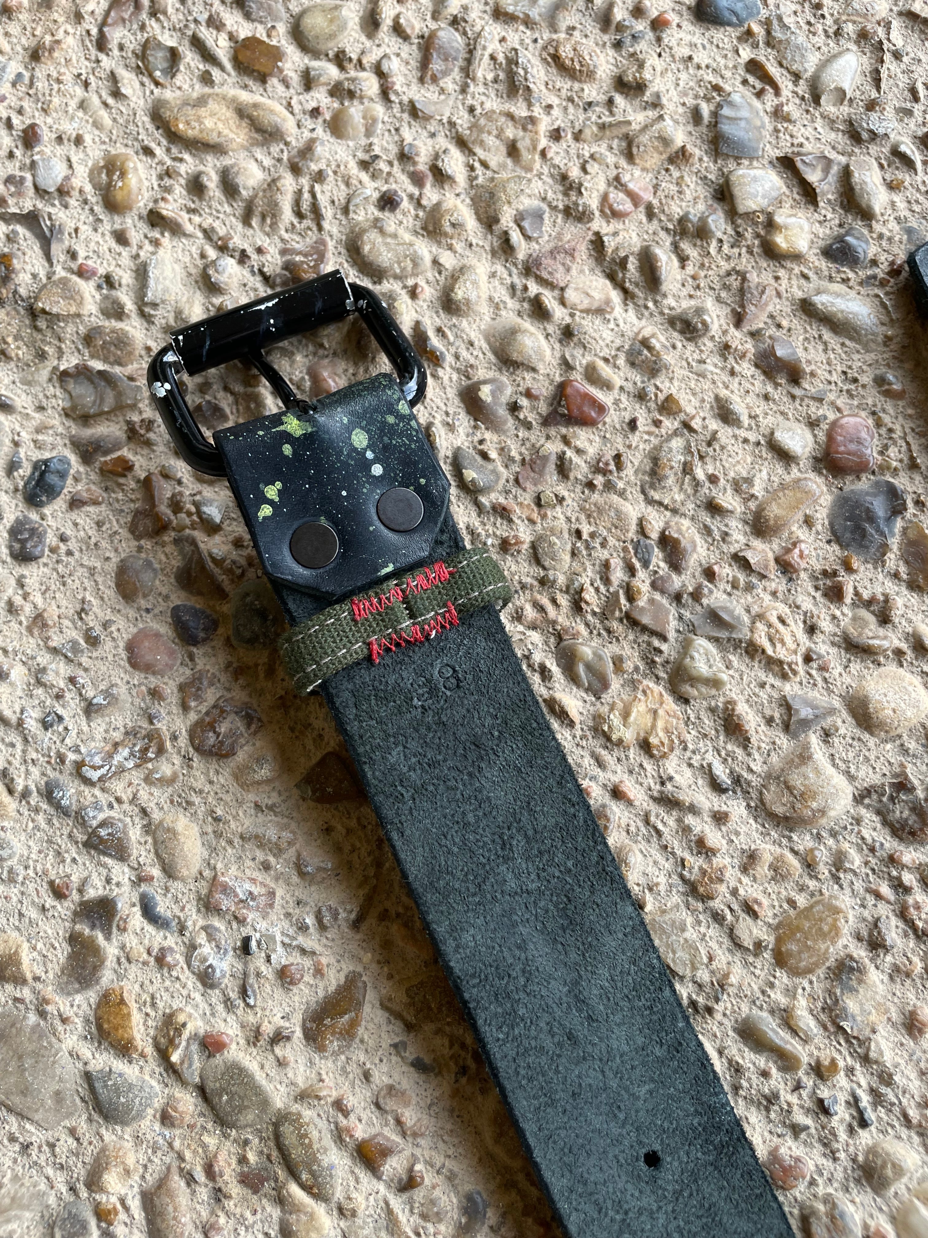 Black Leather Belt